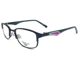 Flexon Kinder Brille Rahmen VIRGO 412 Blau Rechteckig Voll Felge 45-18-125 - £29.26 GBP