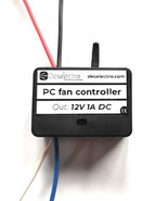PC electronic fan temperature controlled thermostat regulator kit 1A 12V... - £8.93 GBP