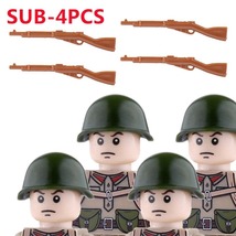 Military Soldiers Weapons Building Blocks British Soviet Union French Ar... - $22.99