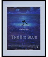 1988 The Big Blue 11x14 Framed VINTAGE Advertisement Rosanna Arquette Je... - $34.64