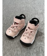 Nike Air Jordan 6 Rings &#39;Atmosphere&#39; Pink Shoes Toddler 5C Sneakers 3234... - $29.69
