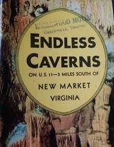 Endless Caverns New Market Virginia Caves Vtg Booklet Englewood Motel Ma... - £21.39 GBP