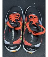 Heelys Youth 3 Comic BOOM Sneakers Skates Yellow Red Black EUC Without W... - $25.73