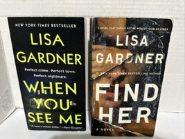 2 Lisa Gardner Books D.D.Warren Flora Dane Novels Find Her And When You ... - £9.32 GBP