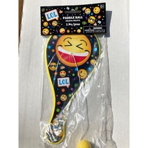Amscan LOL Emoji Icons Paddle Ball 1 Pc Toy Birthday Party Fun Gift - £5.46 GBP