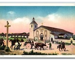 Santa Clara Mission Santa Clara CA California UNP WB Postcard O14 - $3.91