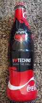 COCA COLA ( COKE ) BOTTLE FROM BELGIUM  &quot; I LOVE TECHNO &quot; 2003 ENJOY THE... - $14.84