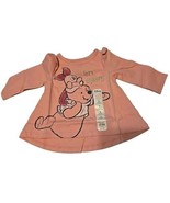 NWT Disney Jumping Beans Girls Long Sleeve Pink Tee Winnie The Pooh 3 Mo... - $9.49