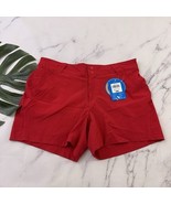 Columbia Womens Coral Point III Shorts Size 14 New Red PFG Omni Shade UP... - $498.06 MXN