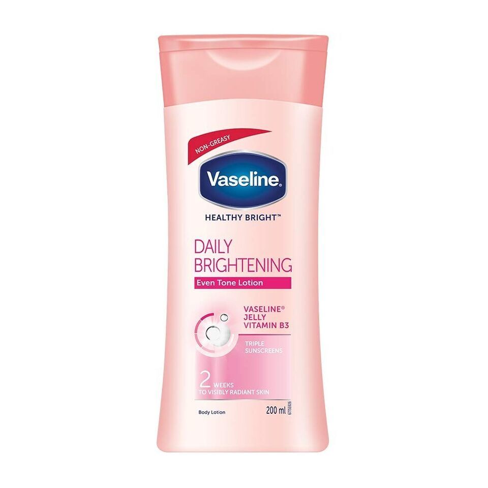 Vaseline Healthy Bright Daily Brightening Body Lotion with vitamin B3, 200 ML