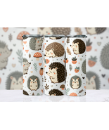 Cute Hedgehog Pattern 20oz Skinny Tumbler Wrap, Animal Sublimation Desig... - £3.28 GBP