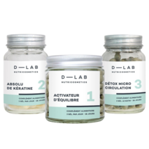 D-LAB Nutricosmetics Hair Growth + Hair Loss &amp; Thinning Hair Program, Pack Of 3 - £52.96 GBP