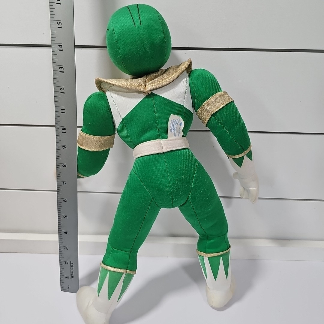 1994 Kid Dimension Saban Power Rangers Green Ranger 15" Plush Item image 9