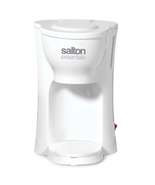 Salton Essentials - Compact 1-Cup Coffee Maker with Permanent Filter, White - £17.27 GBP