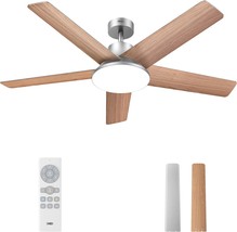 Dreo Ceiling Fans With Lights And Remote, 52 Inch, 6 Speeds, 5, Easy To Install - £143.15 GBP