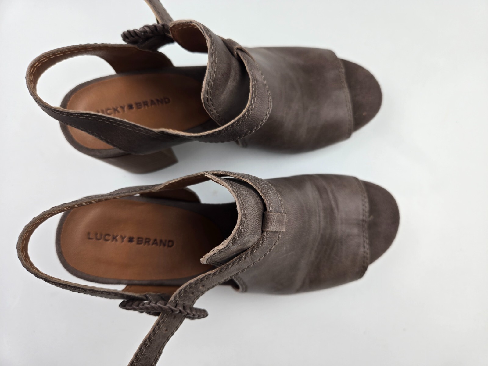 Lucky Brand Women's Juliane Heeled Sandal Brown Size 8.5 M Item image 4