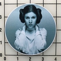 Carrie Fisher Star Wars Princess Leia 4&quot;&quot; Wide Vinyl Decal Sticker New - £9.13 GBP