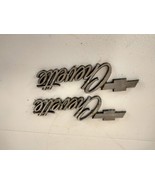 1982 Chevette Front Fender Badges Set Pair Right and Left OEM - $912.32 MXN