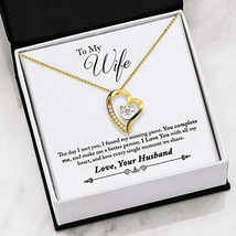 Express Your Love Gifts to My Wife You Complete Me Forever Pendant Necklace Mess - £47.27 GBP