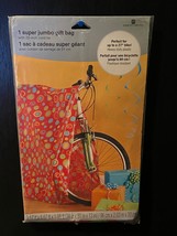 1 American Greetings Super Gift Bag 38&quot; x 80&quot; x 13&#39; (Red w/Circles) *NEW... - $8.99