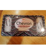 Car License Plate Frame Bell Black Rhinestone Chevron Die-cast Metal NEW... - £3.87 GBP