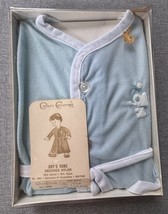 Vintage Cutler’s Cuvver-ups Baby Robe Blue Boxed USA Nylon Small up to 1... - $18.99