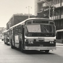 Chicago Transit Authority CTA Bus #8603 Route 38 Indiana B&amp;W Photograph - $9.49