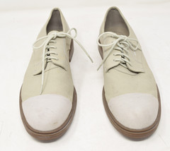 Calvin Klein Mens Anderson Oxford Fabric Lace Up Gray 9M - £30.96 GBP