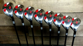 DEMO Senior Mens Majek Golf Hybrid Set (3-PW) Senior Flex Arthritic Grip 57-2KK2 - £328.97 GBP
