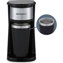 Ehc112 Personal Single-Serve Compact Coffee Maker Brewer Includes Stainless Stee - £40.90 GBP