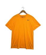 Nike Shirt Mens Large Orange Dri Fit Short Fit Round Neck Athletic Sport... - $27.06 CAD