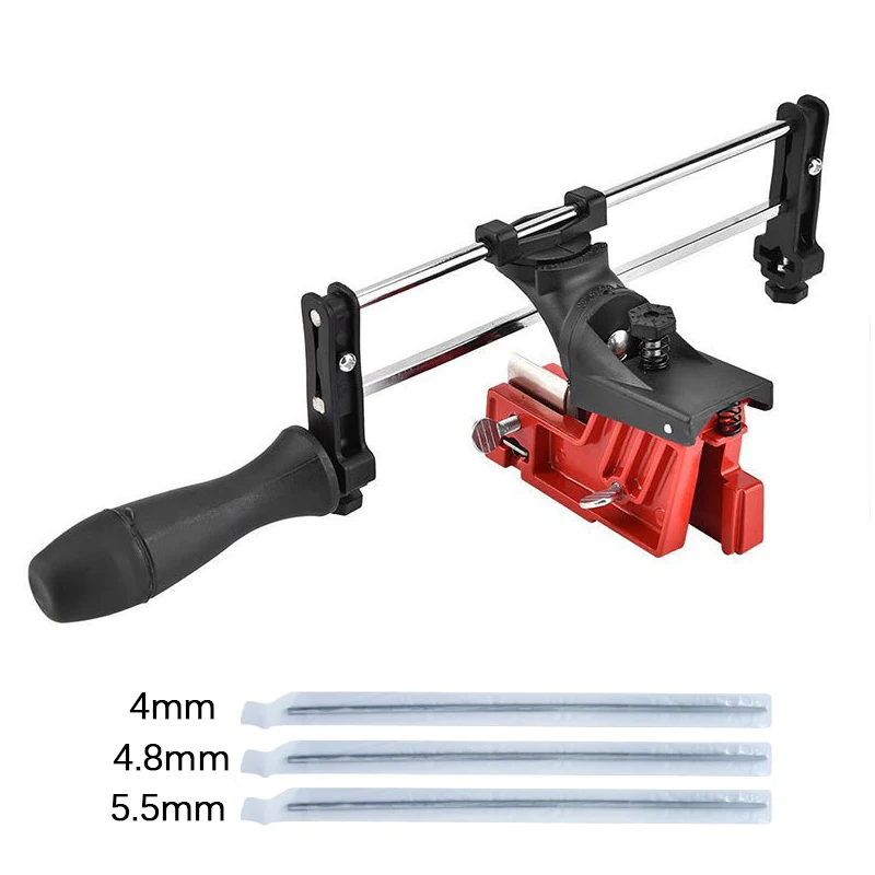 Portable Chainsaw Saw Manual Chainsaw Saw Chain Filing Guide Tool Bar-Mount Fast - £68.05 GBP