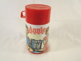 Vintage ANNIE Thermos Plastic 1981 Aladdin [G11] - £6.89 GBP