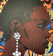 Alek Wek Art Postcard South Sudanese Supermodel 2018 Pioneer Unposted F3J - $375.23 MXN