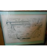 Framed Sketch Print- BROOKLYN DODGERS Ebbets Field ,.Artist-Gene Mack..... - £18.93 GBP