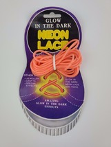 Vintage NOS Pair of Glow in the Dark Neon Shoe Pink Peach / Glow Orange - £12.61 GBP