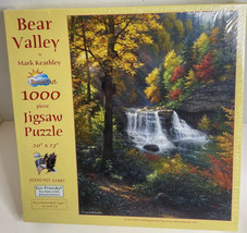 Waterfall Forest 1000 pc jigsaw puzzle 20x27 sunsout Bear Valley Sealed USA - $17.67