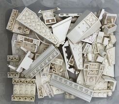 Lego 100 Piece White Lego lot full of bricks and blocks  Legos - $11.95