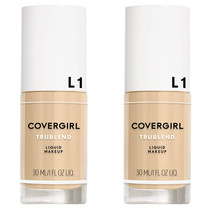2-Pack New COVERGIRL Trublend Liquid Makeup Ivory L1 1 Fl Oz, 1.000-Fluid Ounce - £19.40 GBP