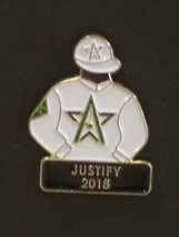 JUSTIFY - 2018 Kentucky Derby Winner Jockey Silks Pin - £15.98 GBP