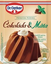 Dr.Oetker Creamy Premium Pudding: CHOCOLATE &amp; MINT -3 PACK - FREE US SHI... - £6.95 GBP