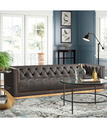 Crantor 95&#39;&#39; Leather Sofa - £3,226.71 GBP