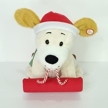 Hallmark Jingle Pals Rocking Animated Dog On Sled Barks Jingle Bells Wor... - $29.69