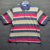 Fairway Club Multicolor Men&#39;s Sz XL Striped Golf Polo Shirt - £19.16 GBP