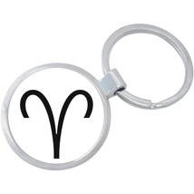 Aries Zodiac Keychain - Includes 1.25 Inch Loop for Keys or Backpack - £8.42 GBP
