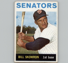 1964 Topps #445 Bill Skowron baseball card. Washington Senators. EX - £2.42 GBP