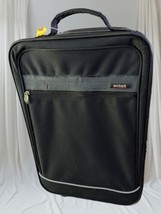 Embark Rolling Carry On Black Wheels Suitcase Extendable Handle Front Po... - $37.39