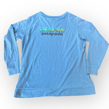 Patagonia Responisibili-Tee Uomo Schiena Logo Manica Lunga Taglia XL - £26.75 GBP