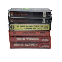 Dionne Warwick Cassette Tapes Vintage 1980’s Lot of 6 - £17.68 GBP