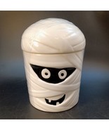 Ceramic Halloween Spooky Mummy Cookie Treat Canister : New With Tags!!! - $24.00
